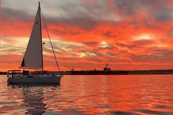 Sunset Sail Along the San Diego Skyline
