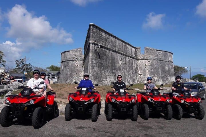 Atv Tour of Nassau + Beach Break (Everyone Drive Their Own Atv)