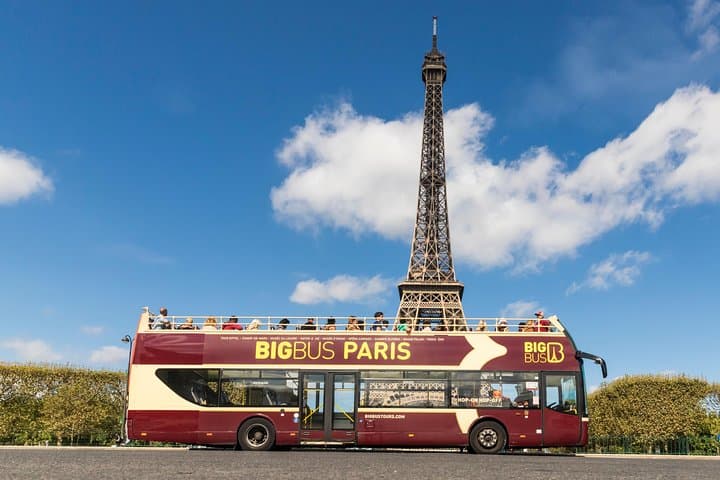 Paris Big Bus Hop-On Hop-Off Tour with Optional River Cruise