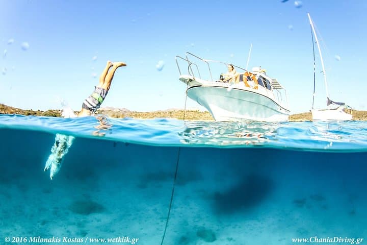 Boat Trip in Crete with Guided Snorkeling and Free Pick up!
