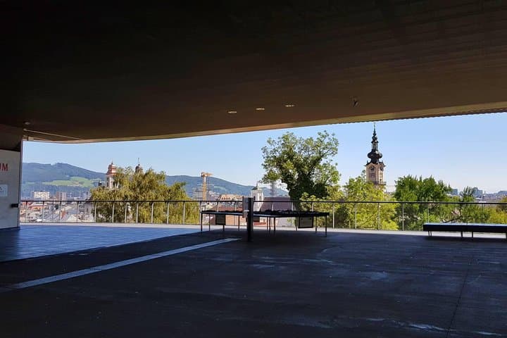 Drive to the sightseeing kites in Linz