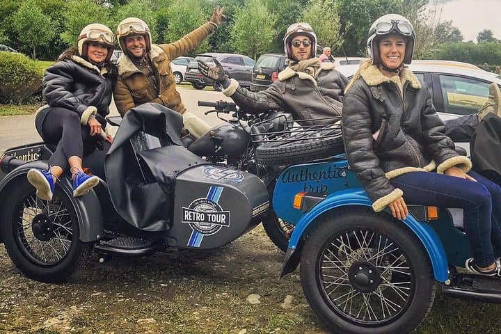 Private vintage sidecar tour of the D-Day Landing Beaches