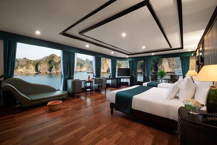 Top Tier: Overnight Ha Long Bay Cruise 5-Star, Balcony Cabin-2D1N