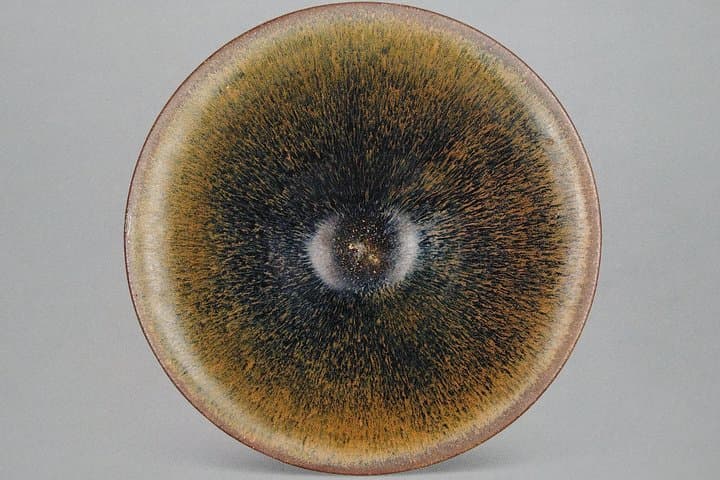 חוויות תרבות קערות תה טמוקו במחוז פוג'יאן, סין.