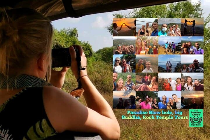 סבבי פרדייז בלו הול, ביג בודהה ומקדש הסלע