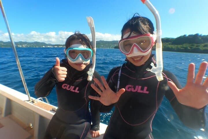 Okinawa : Boat Snorkeling 1 Round at Minna, Sesoko or Motobu