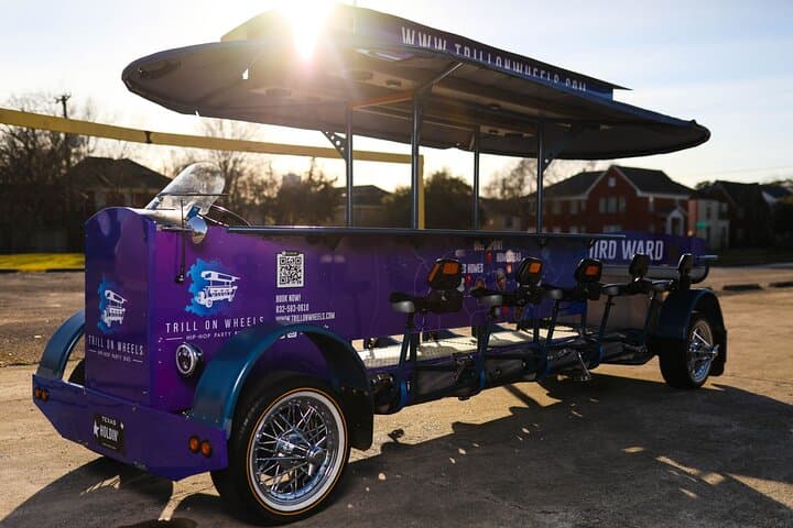 Explore Houston’s Hip Hop Culture on a 100% Motorized Party Bike