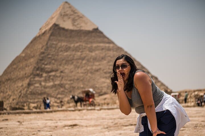 Half Day Tour Giza Pyramids& Great Sphinx with Private Tour Guide