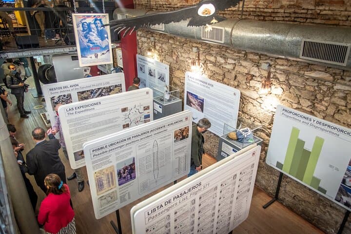 כרטיס כניסה למוזיאון אנדס 1972 / לזכר ההתרסקות