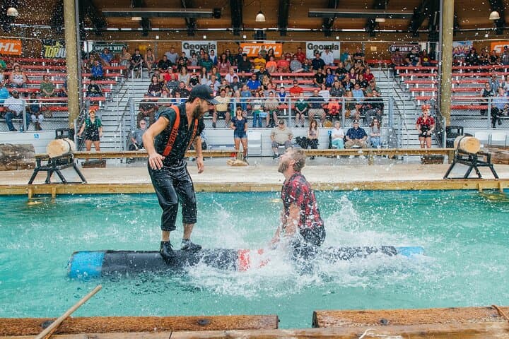 ההצגה "סופר של סכסוך הלumberjack של פאולה דין - הכל מה שאפשר לאכול"