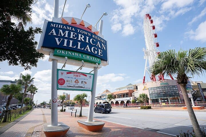 American Village &Okinawa Churaumi Aquarium Tour from Naha Chatan