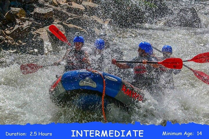 Intermediate Upper Clear Creek Canyon Rafting Adventures
