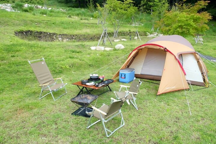 Private Camping package Introduce area by local and Working Space