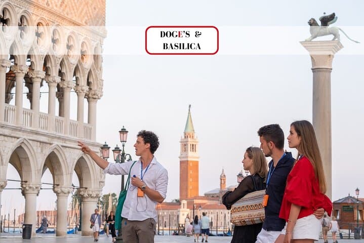 הטוב ביותר בוונציה: בזיליקה, ארמון הדוג'ה, גונדולה וגלריית חצר