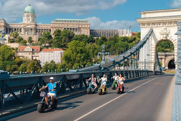 Budapest Small-Group Guided Tour on MonsteRoller e-Scooter