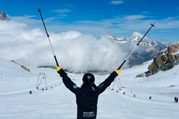 שיעור סקי פרטי מלא ביום בצרמט