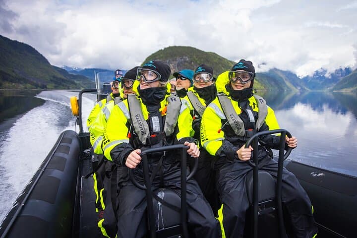 Ulvik scenic RIB adventure to Osafjord a Hardangerfjord branch