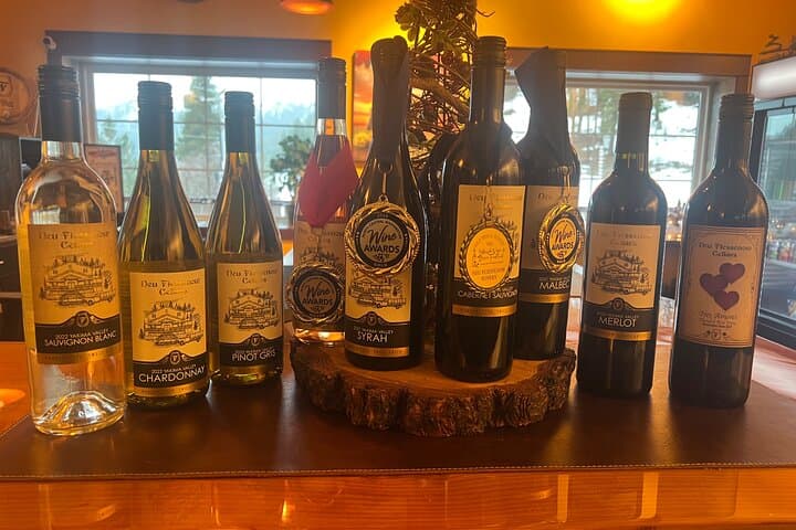 סדנת טעימות יין פרטית בהרי האלפים האמריקאיים