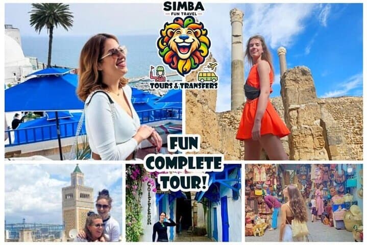 VIP Tour: Tunis Medina/Bardo, Sidi Bou Said, Carthage |PICKUP ALL