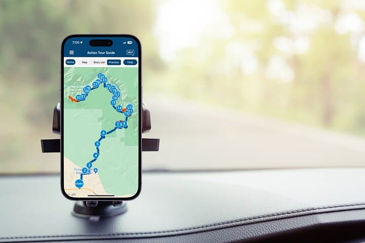 סיור נהיגה עצמי קולי בפארק הלאומי קניון השחור של גניסון