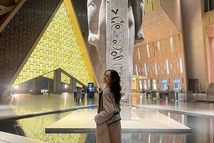 Private Giza Pyramids,Sphinx,New Grand Egyptian Museum,Bazzar