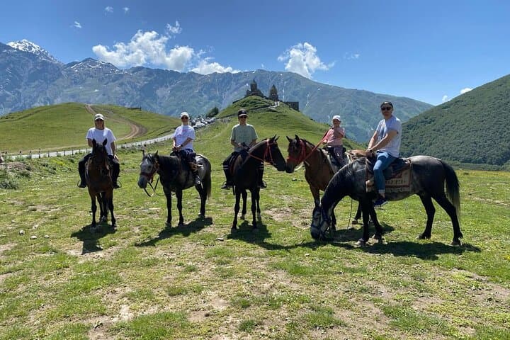 Ride A Horse To Gergeti Trinity Church And Summit A Mountain