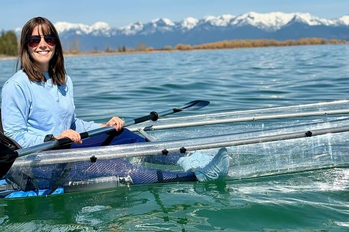 השכרת קיאקים שקופים לפארק גליישר