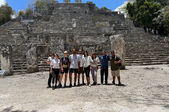 Chacchoben Mayan Ruins with Local Village