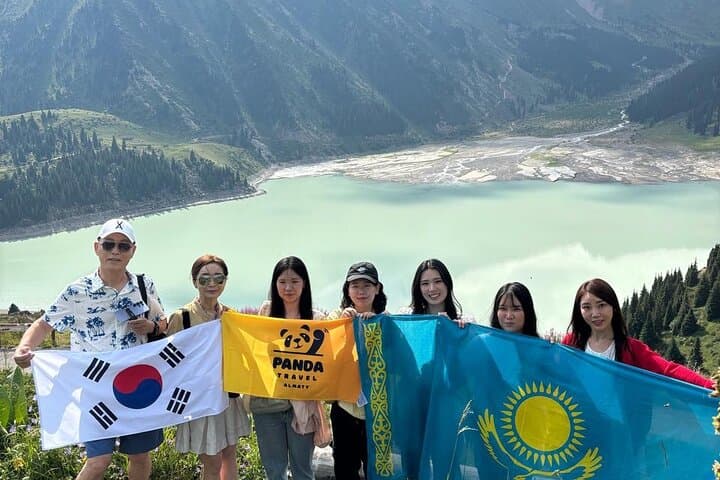 Big Almaty Lake and Legandary Almaty Apple Garden