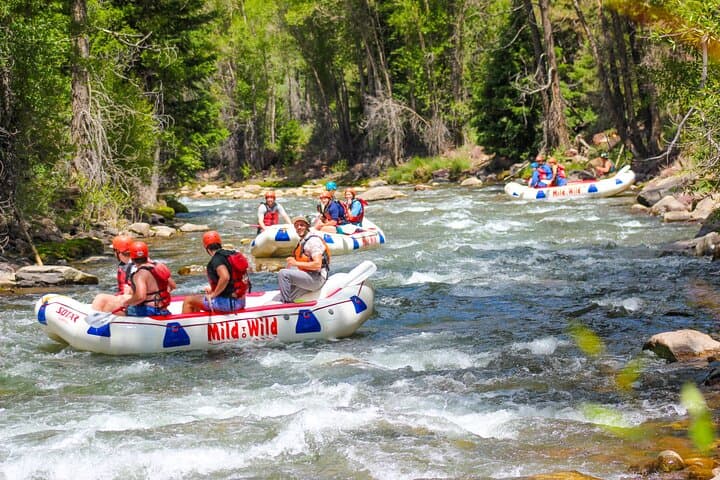 טיול רפטינג של חצי יום בצהריים בטלורייד - נהר סן מיגל