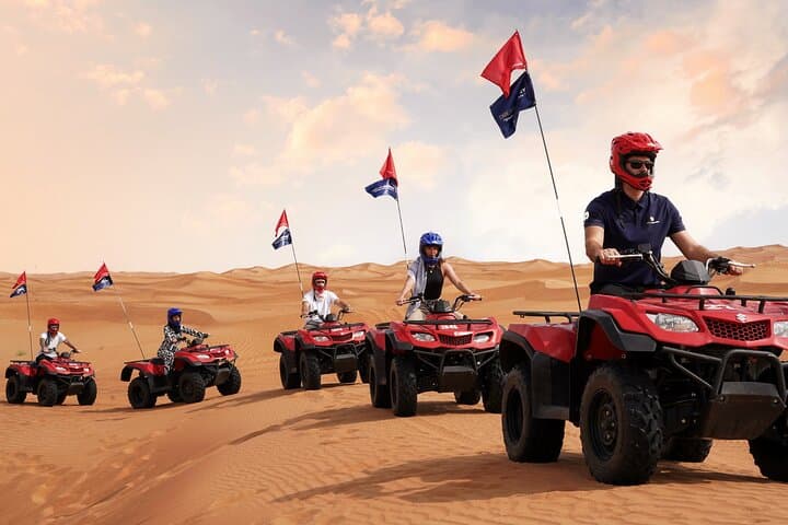 Dubai Desert Safari - Sandboarding, Quad Bike & BBQ Options