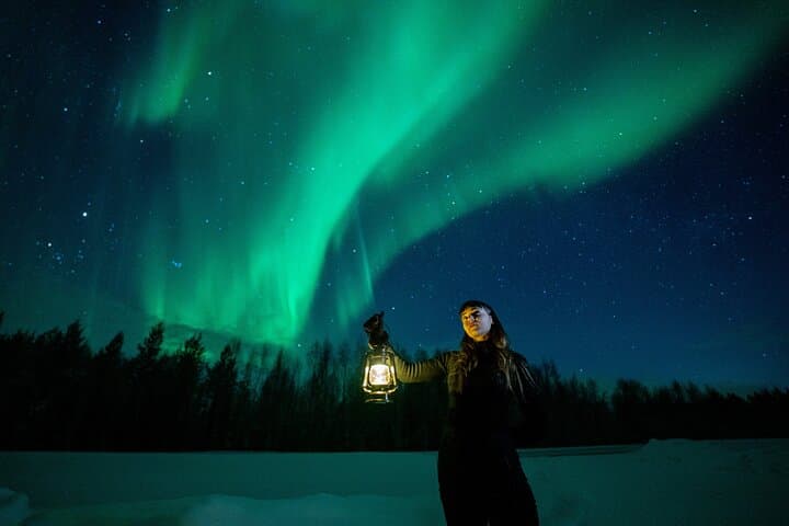 Rovaniemi: Northern Lights Small Group Money-Back Guarantee