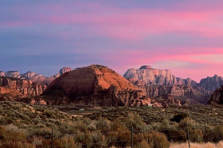 סיור פרטי של חצי יום בפארק הלאומי ציון/טרטס קולוב