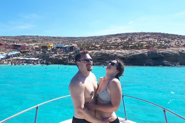 Private Boat Tour: Crystal Lagoon, Blue Lagoon, Comino and Gozo