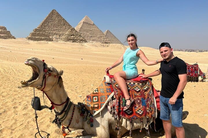 Day Trip to Cairo old Egyptian museum & pyramids with lunch