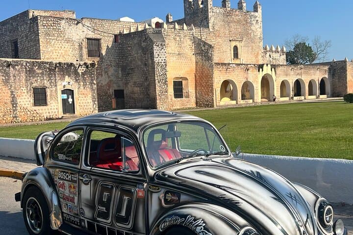 Private VW Beetle Tour to Chichen Itza, Cenote & Valladolid
