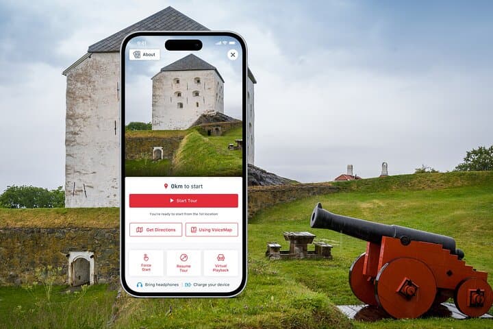 סיור עצמי במדינת רגליה של טרונדיים במרכז ההיסטורי של נורווגיה