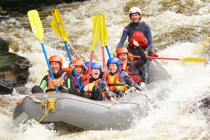 Whitewater Rafting on the River Dee in Llangollen