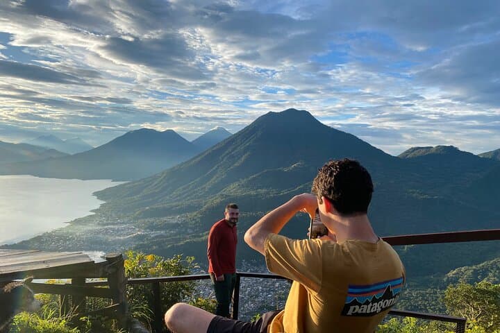 Sunrise Tour in Indian Nose Hike and Views of Lake Atitlan